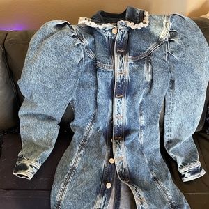 Alessandra Rich Denim Jacket
